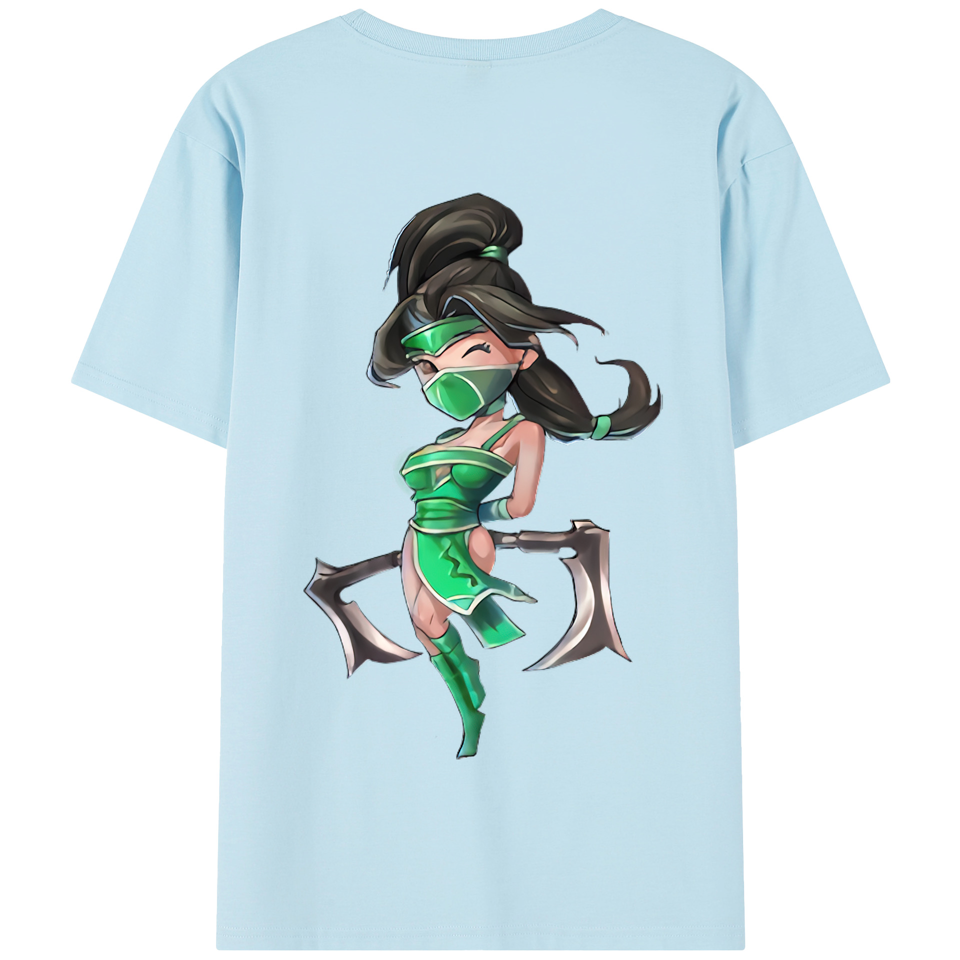 リーグ・オブ・レジェンド League of Legends LOL 綿100％半袖Tシャツ（背面プリント）